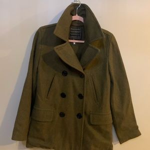 Abercrombie & Fitch Women's Olive Peacoat